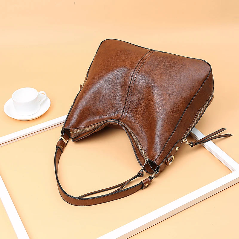 unisex casual outfit vestoraa hobo bag leather handbags female - daily wear garment with black design detail (USA)
