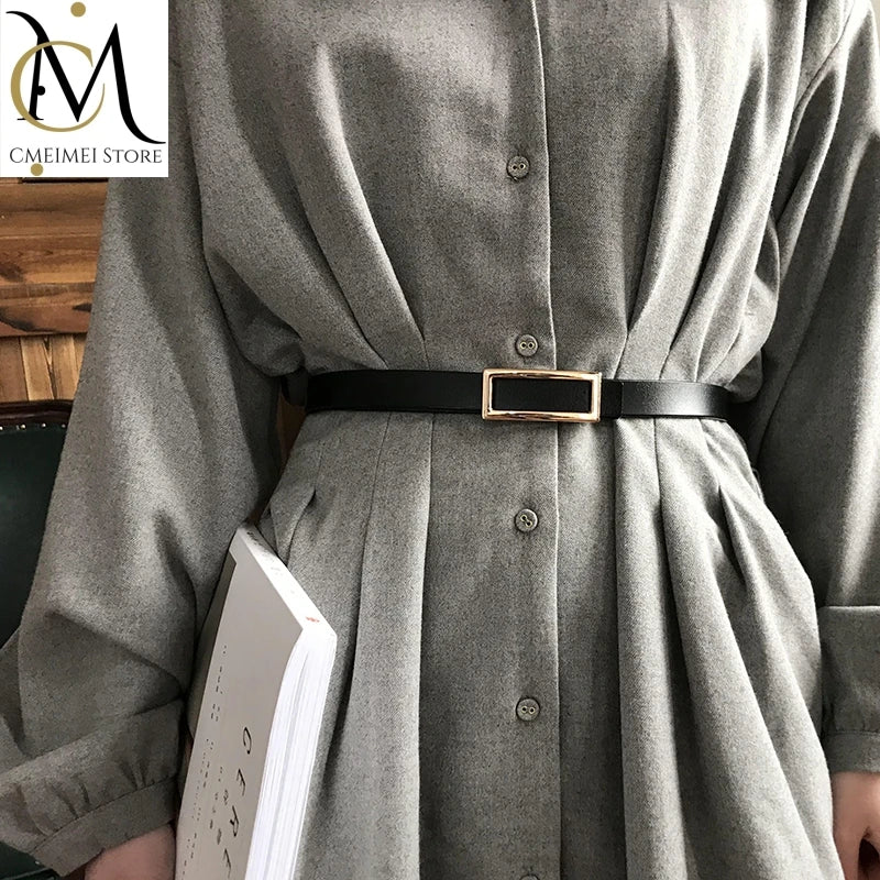 vestoraa genuine leather belts belt female metal outfit detail - reliable design, precision, waterproof modern design (USA)