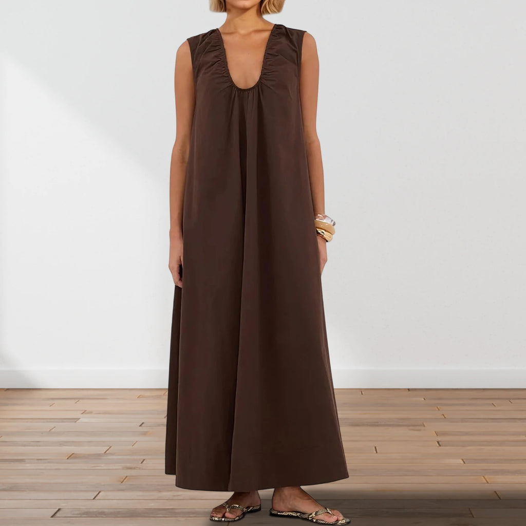 vestoraa long tank dress solid color outfit 11 - dress unisex garment with precision (USA)