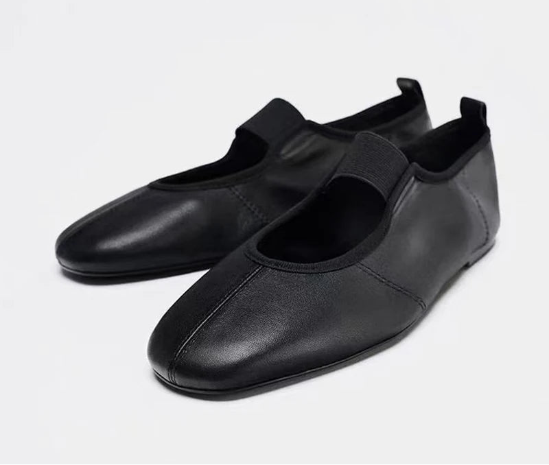 vestoraa hlieny soft leather square toe outfit detail - reliable design, precision, waterproof casual design (USA)