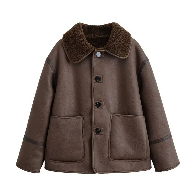vestoraa charmchant 's reversible shearling outfit 6 - classic unisex garment with precision (USA)