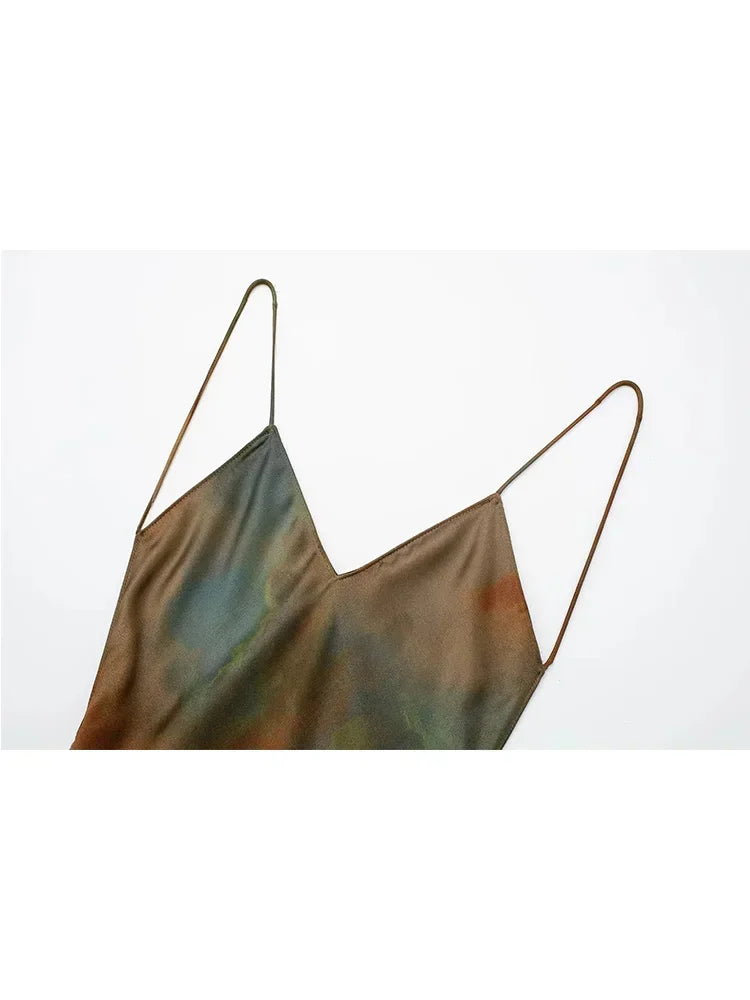 vestoraa zadata 's open back sleeveless dress outfit detail - reliable design, precision, waterproof dress design (USA)