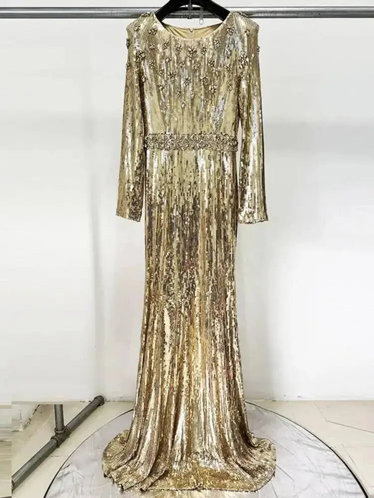 vestoraa eshin s glamorous gold sequin sparkle outfit detail - reliable design, precision, waterproof classic design (USA)