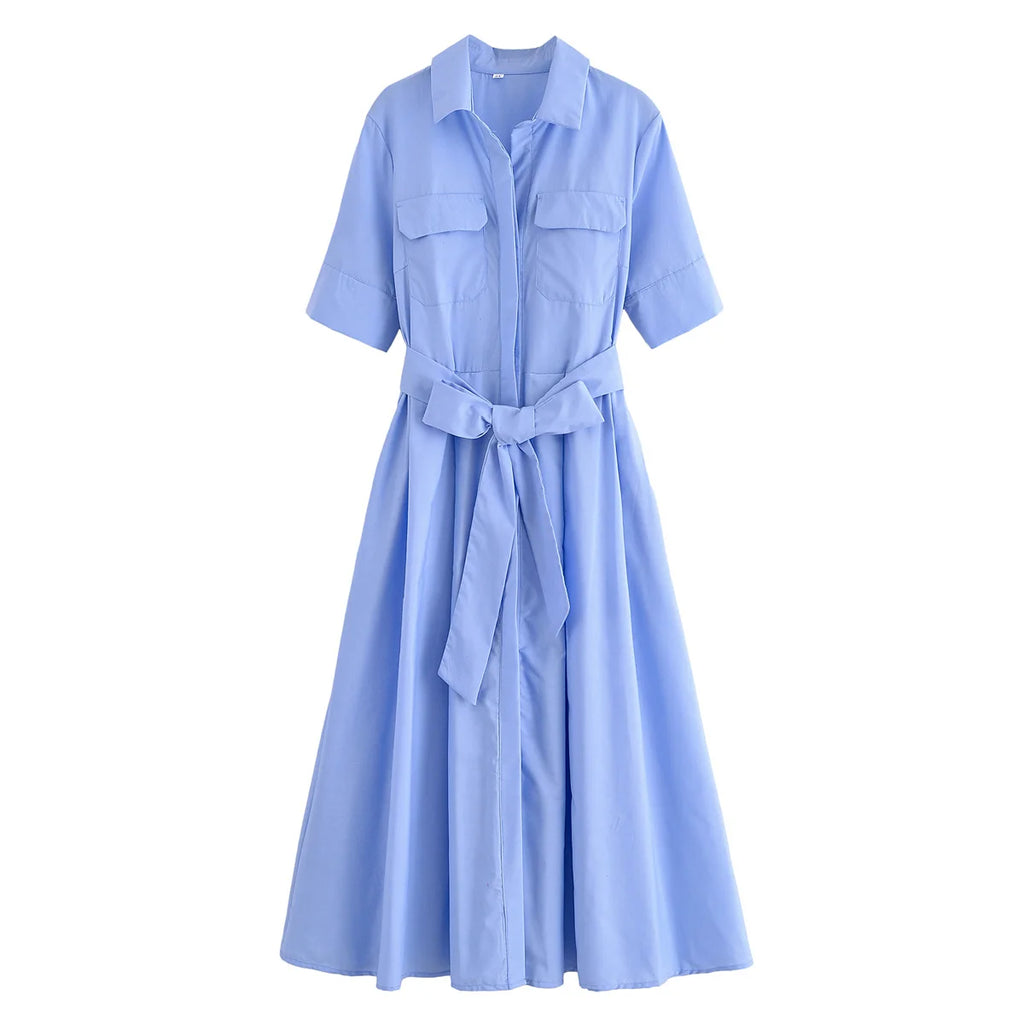 vestoraa loose lapel belt decoration midi short outfit 11 - casual unisex garment with precision (USA)