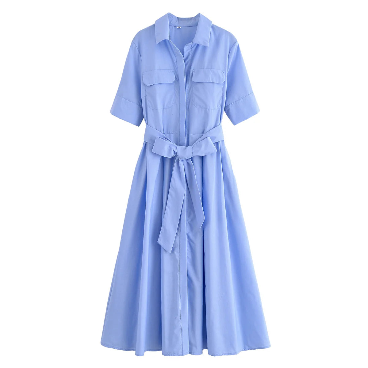 vestoraa loose lapel belt decoration midi short outfit 11 - casual unisex garment with precision (USA)
