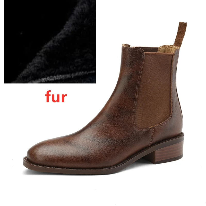 vestoraa 's chelsea boots anti-slip retro outfit 11 - casual unisex garment with precision (USA)
