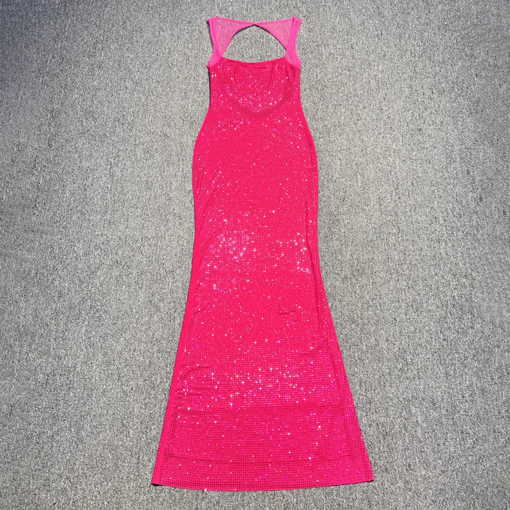 vestoraa multi colours backless shiny rhinestones outfit 7 - classic unisex garment with precision (USA)