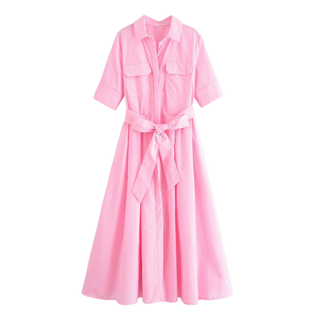 vestoraa loose lapel belt decoration midi short outfit 16 - casual unisex garment with precision (USA)
