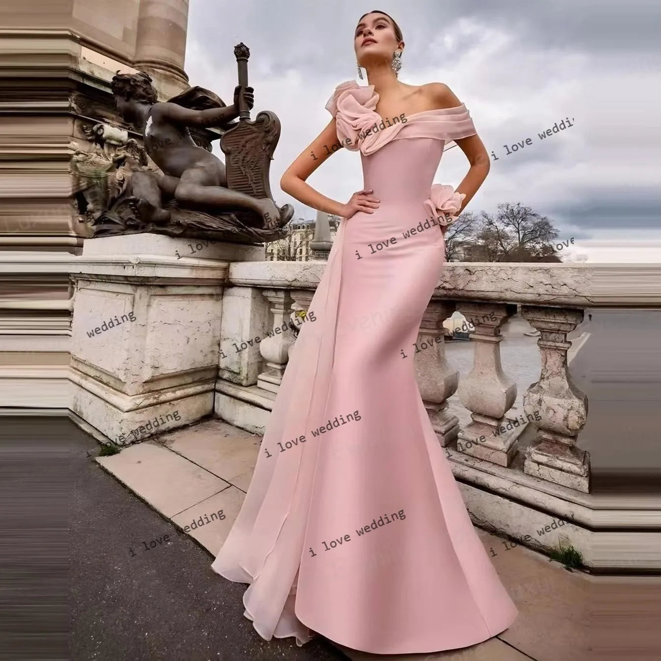 vestoraa evening dress cherry blossom powder outfit detail - reliable design, precision, waterproof casual design (USA)