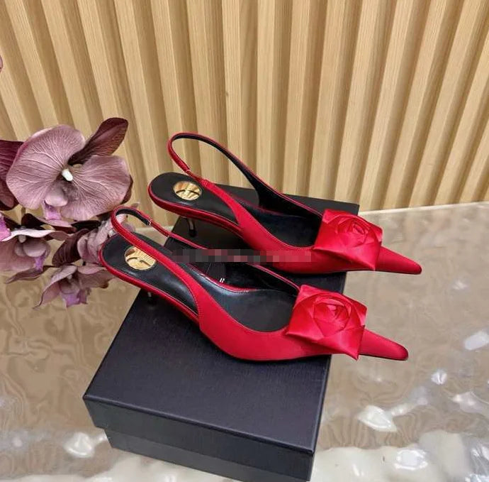 vestoraa heel shoes - pointed outfit detail - tailored design, precision, waterproof casual design (USA)