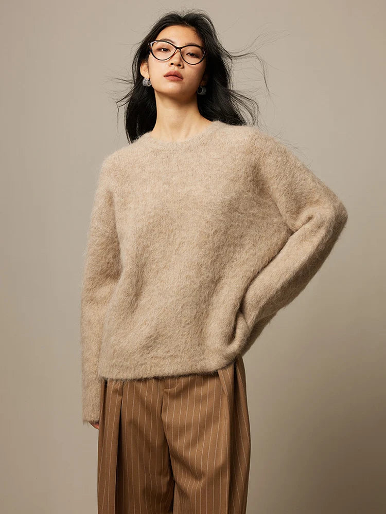 Vestoraa vestoraa suyadream warm alpaca pullovers woman, dropped unisex garment - precision metal outfit (USA)