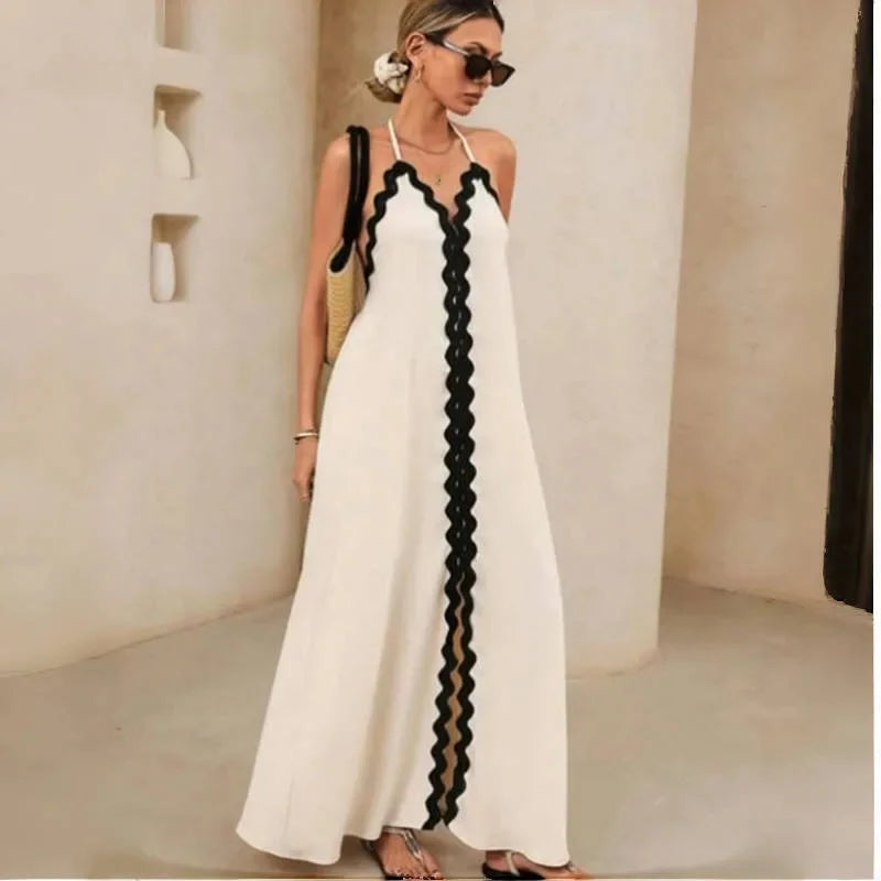 vestoraa sexy backless long dress comfortable loose outfit 6 - casual unisex garment with precision (USA)