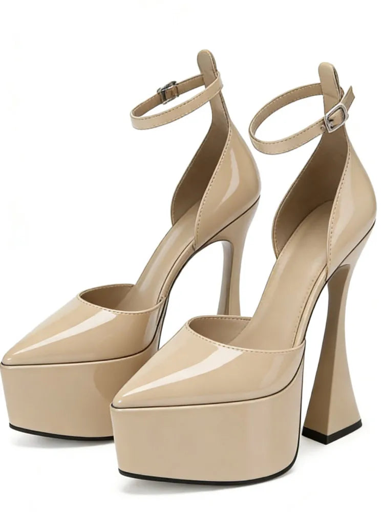 vestoraa / 's cm thick heel sandals outfit 5 - classic unisex garment with precision (USA)
