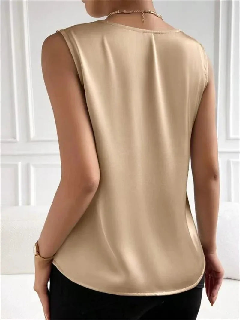 Vestoraa vestoraa 's vest temperament v-neck vest vacation unisex garment - precision metal outfit (USA)