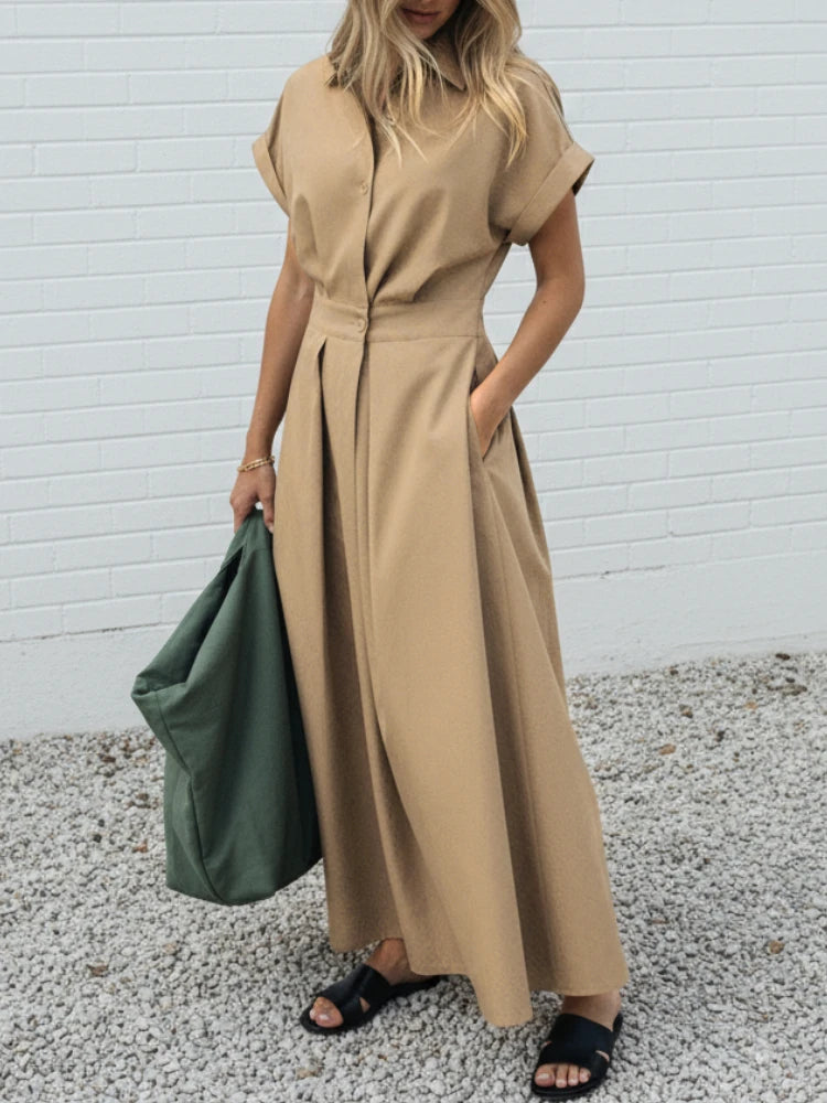 vestoraa chic long dresses casual - casual unisex outfit with precision in black metal (USA)