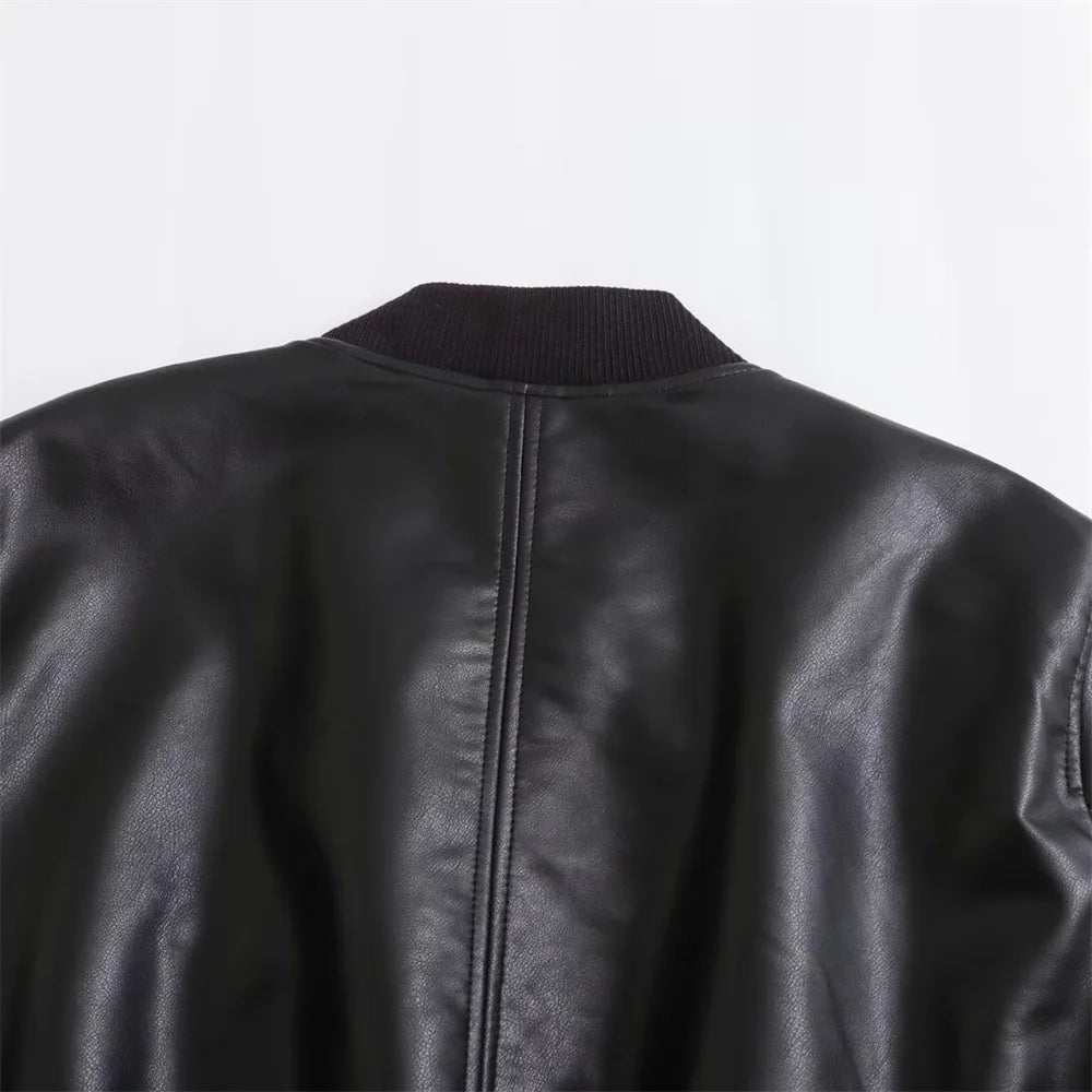 vestoraa 's versatile short motorcycle faux outfit 6 - classic unisex garment with precision (USA)