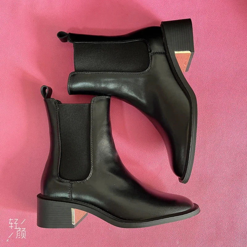 vestoraa miss keith retro british style ankle boots outfit 5 - modern unisex garment with precision (USA)