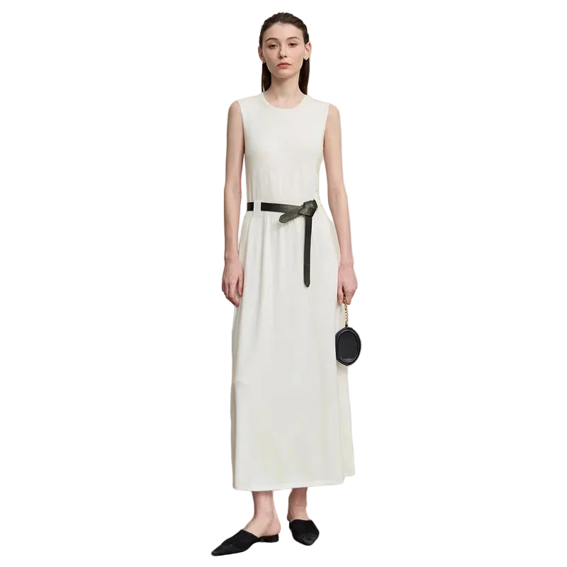 vestoraa amii dress minimalist solid color - dress unisex outfit with precision in black metal (USA)