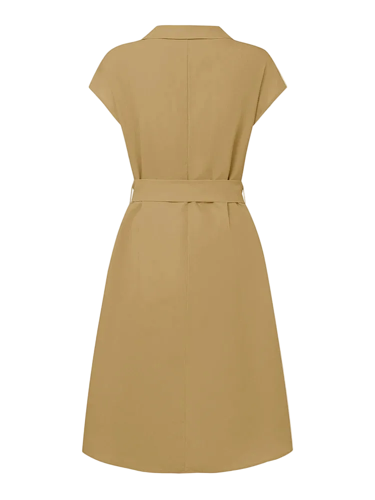 vestoraa casual shirtdress turn-down outfit detail - reliable design, precision, waterproof casual design (USA)