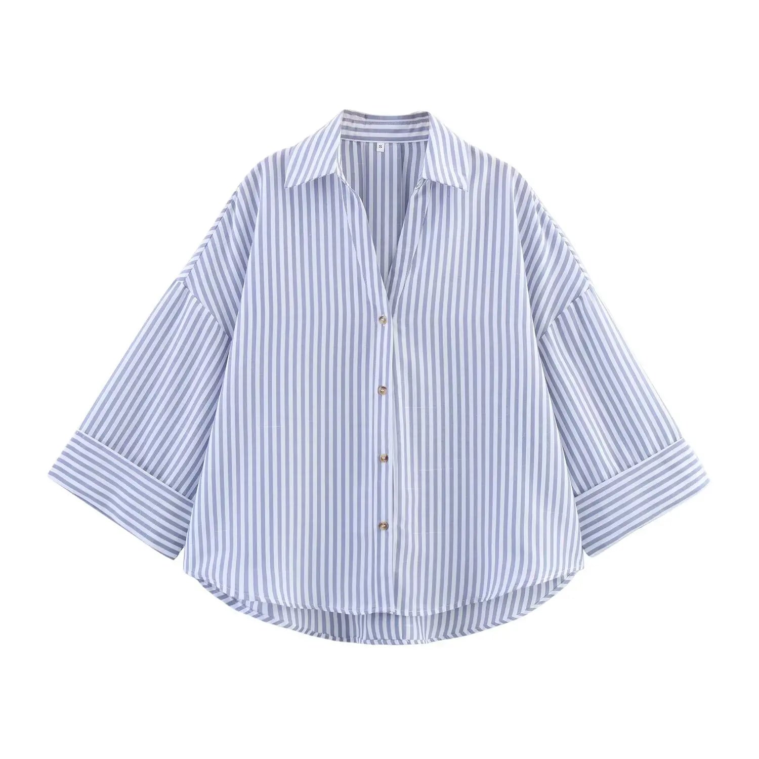vestoraa 's curled wide sleeves linen blended outfit 6 - classic unisex garment with precision (USA)