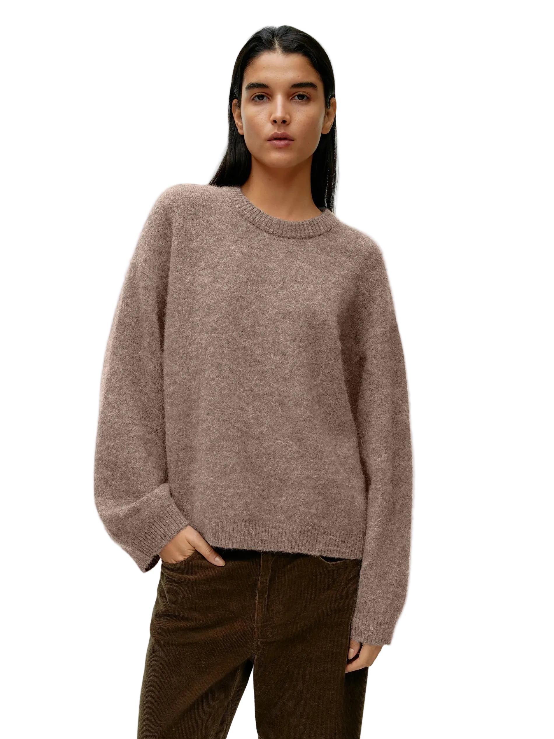 vestoraa hirsionsan basic o neck lantern sleeve sweater outfit 7 - classic unisex garment with precision (USA)