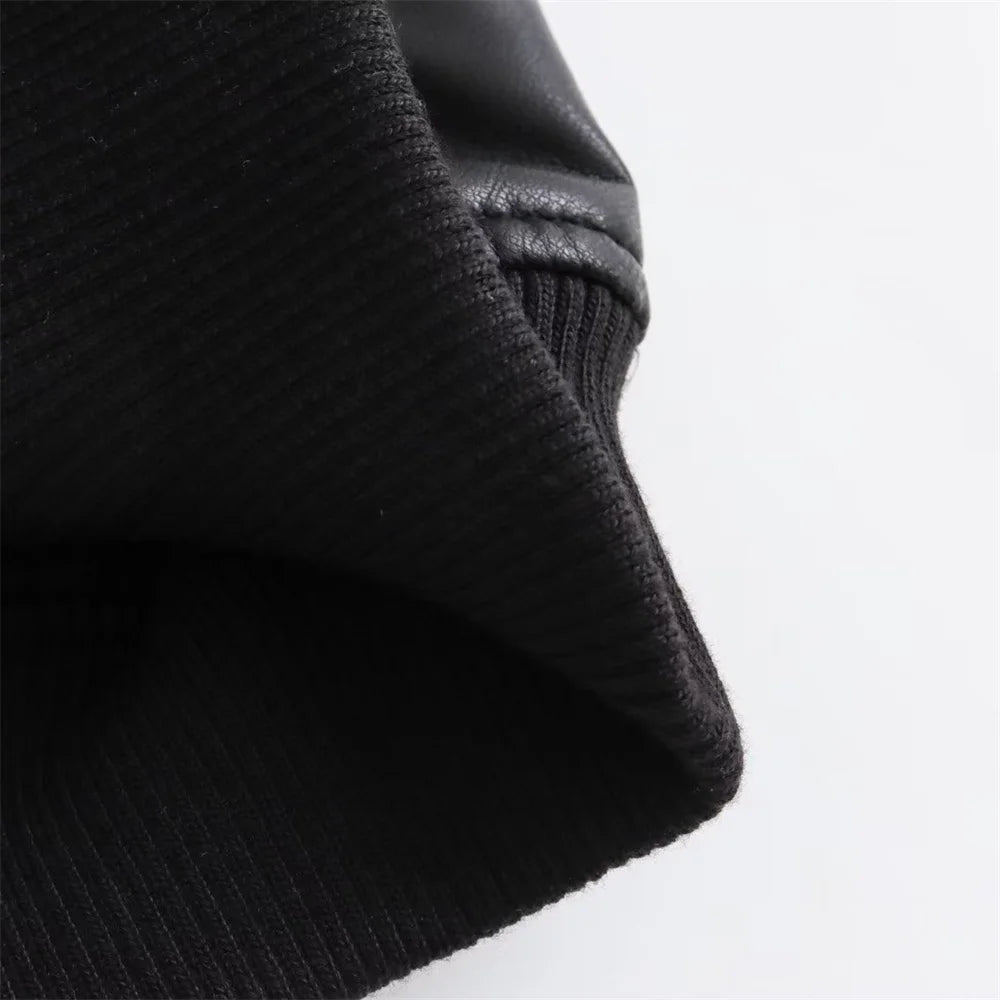 vestoraa 's versatile short motorcycle faux outfit 5 - classic unisex garment with precision (USA)