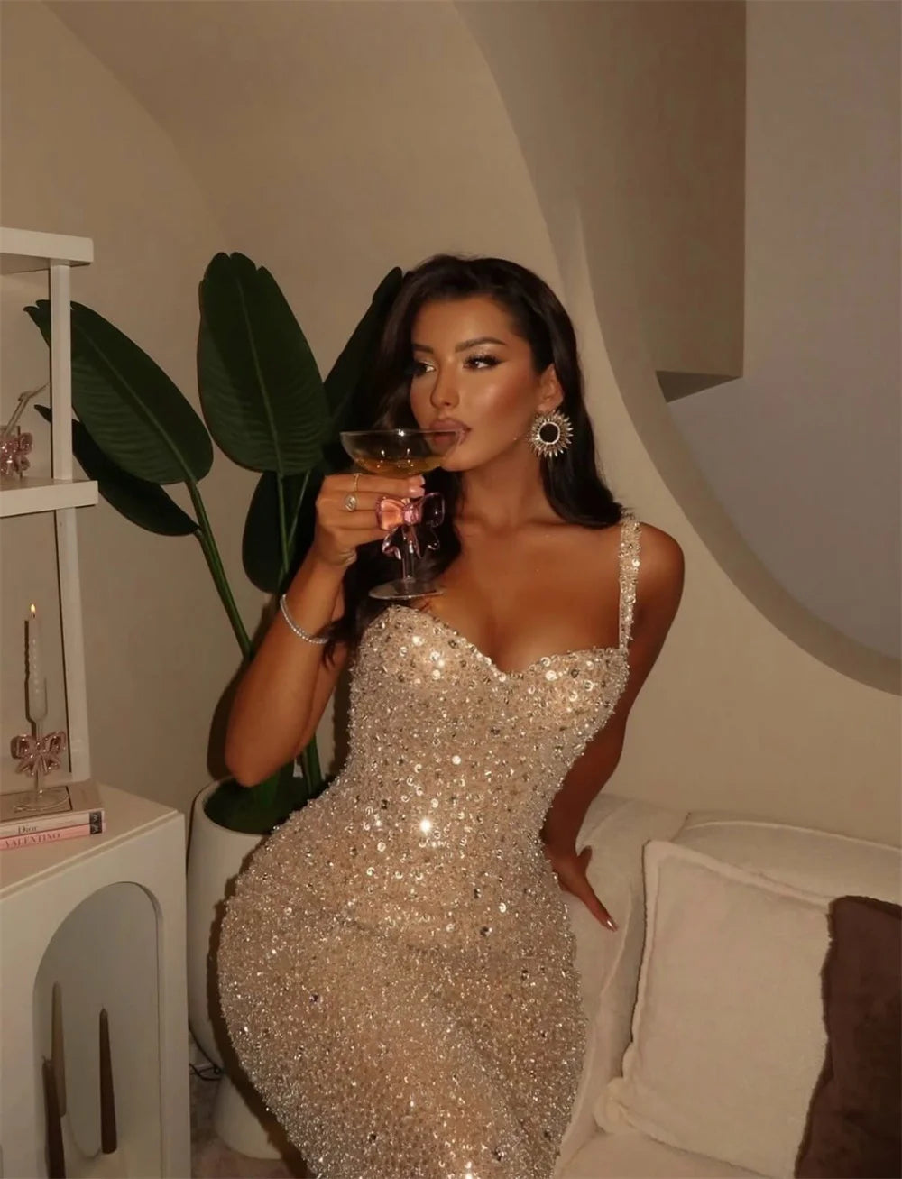 vestoraa mila shiny sequins mermaid prom outfit detail - reliable design, precision, waterproof classic design (USA)