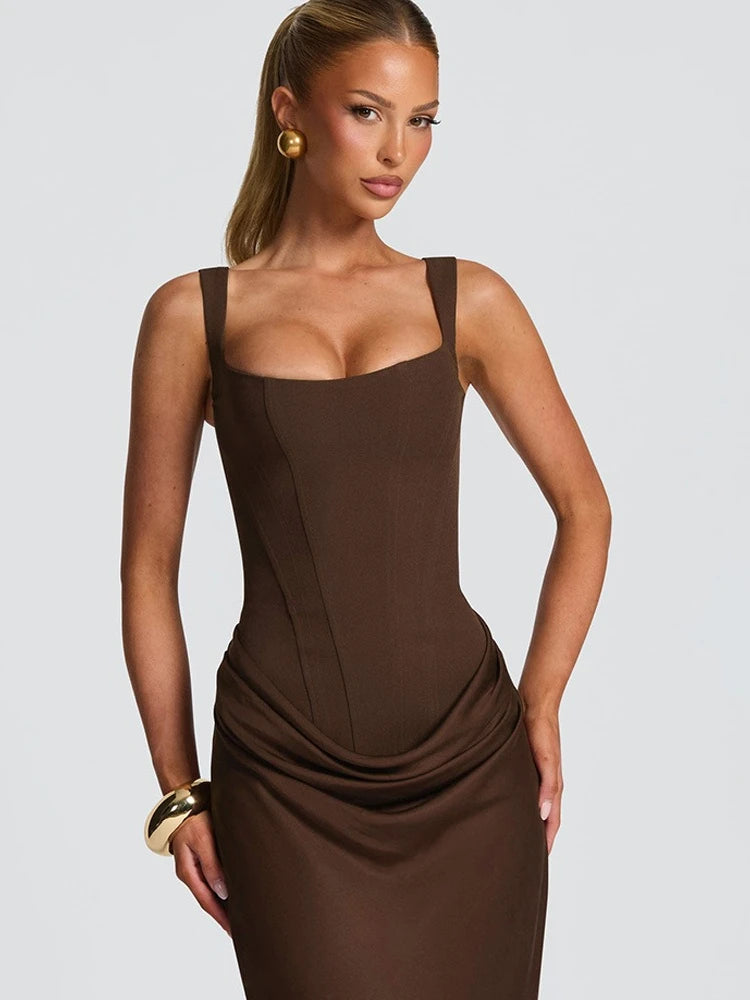 vestoraa sexy sleeveless corset wedding party dress outfit 5 - dress unisex garment with precision (USA)