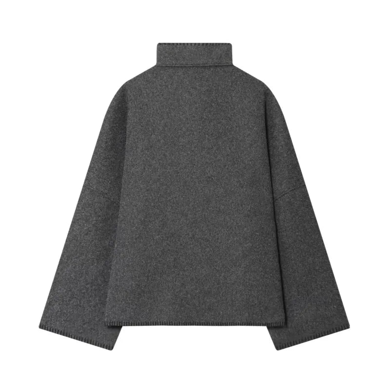vestoraa wool jacket wide shoulder vintage neck outfit detail - reliable design, precision, waterproof vintage design (USA)