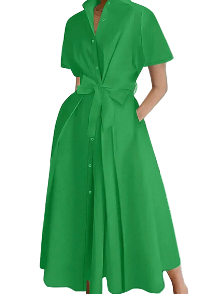 vestoraa midi dress turn-down outfit detail - reliable design, precision, waterproof dress design (USA)