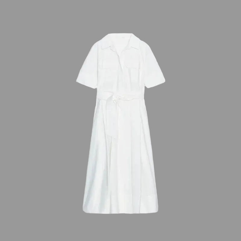 vestoraa line dress lace up short sleeve outfit 7 - dress unisex garment with precision (USA)