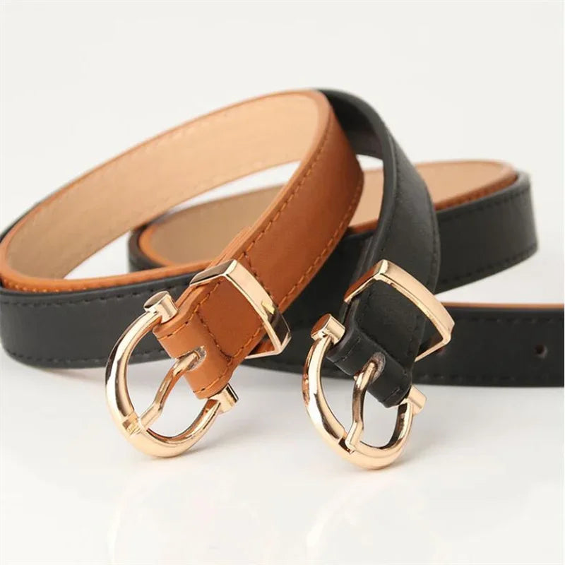 vestoraa belts pu leather simple metal buckle belt outfit 6 - casual unisex garment with precision (USA)