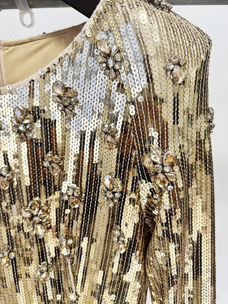 vestoraa eshin s glamorous gold sequin sparkle outfit 5 - classic unisex garment with precision (USA)