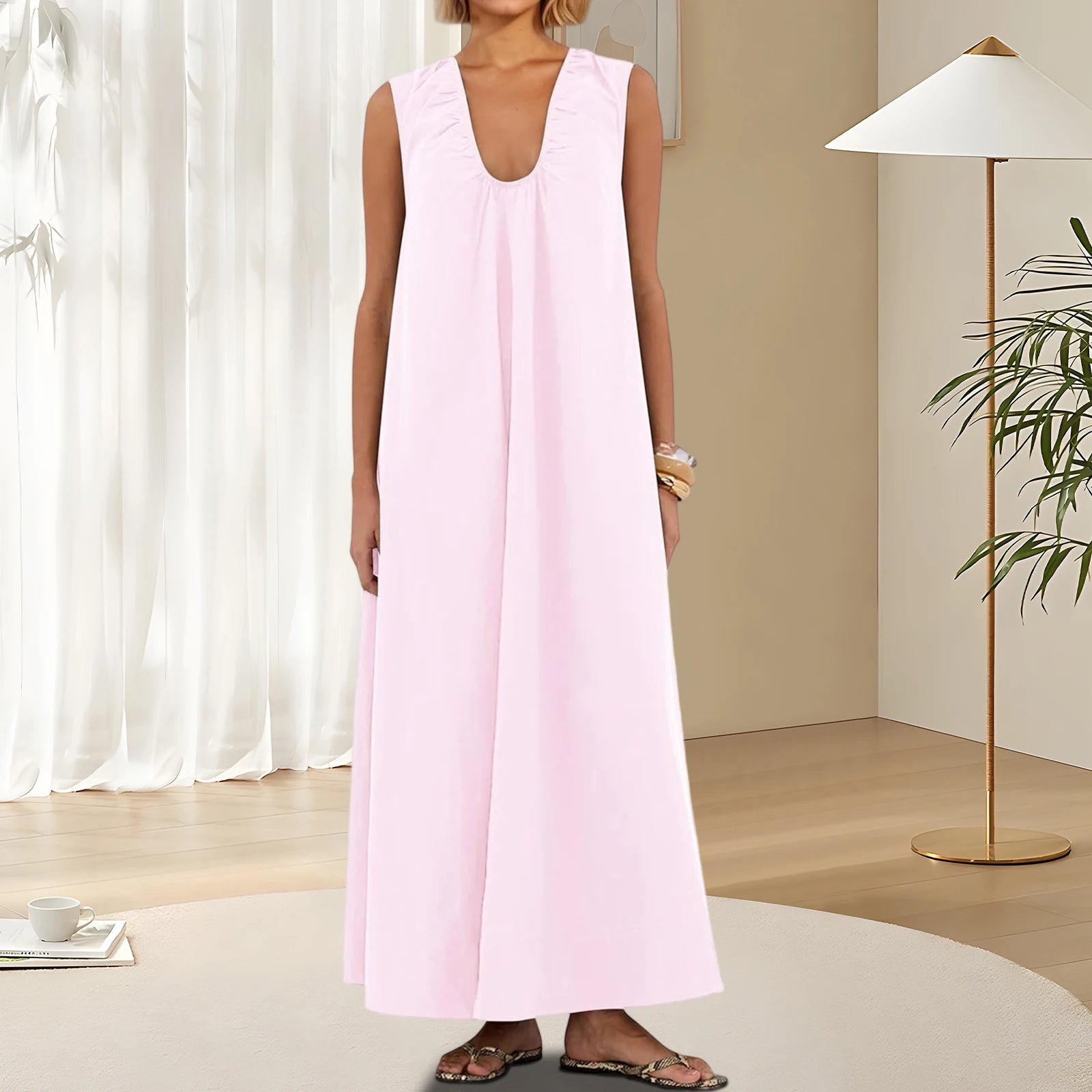 vestoraa long tank dress solid color outfit 7 - dress unisex garment with precision (USA)