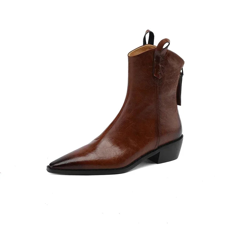 vestoraa / boots genuine leather western outfit 9 - dress unisex garment with precision (USA)