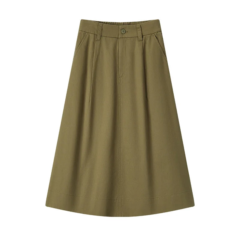 vestoraa semir skirt solid color simple versatile outfit 9 - casual unisex garment with precision (USA)