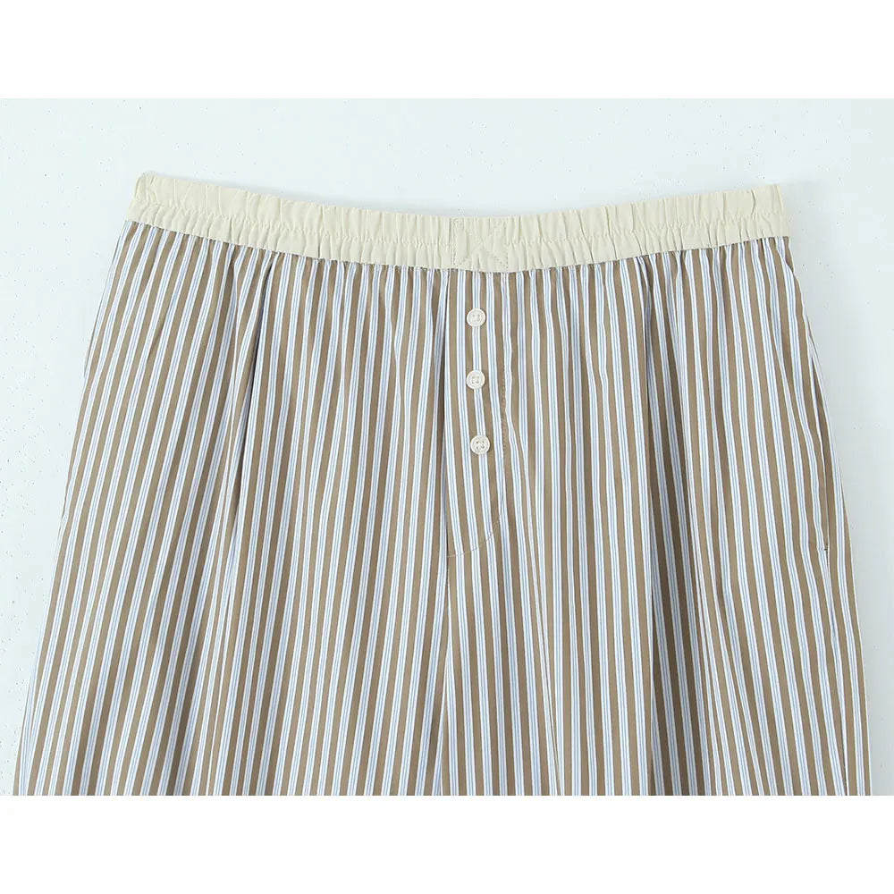 vestoraa duoperi piece sets striped halter outfit detail - reliable design, precision, waterproof classic design (USA)