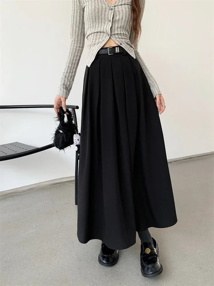 vestoraa skirt solid color versatile outfit 7 - casual unisex garment with precision (USA)