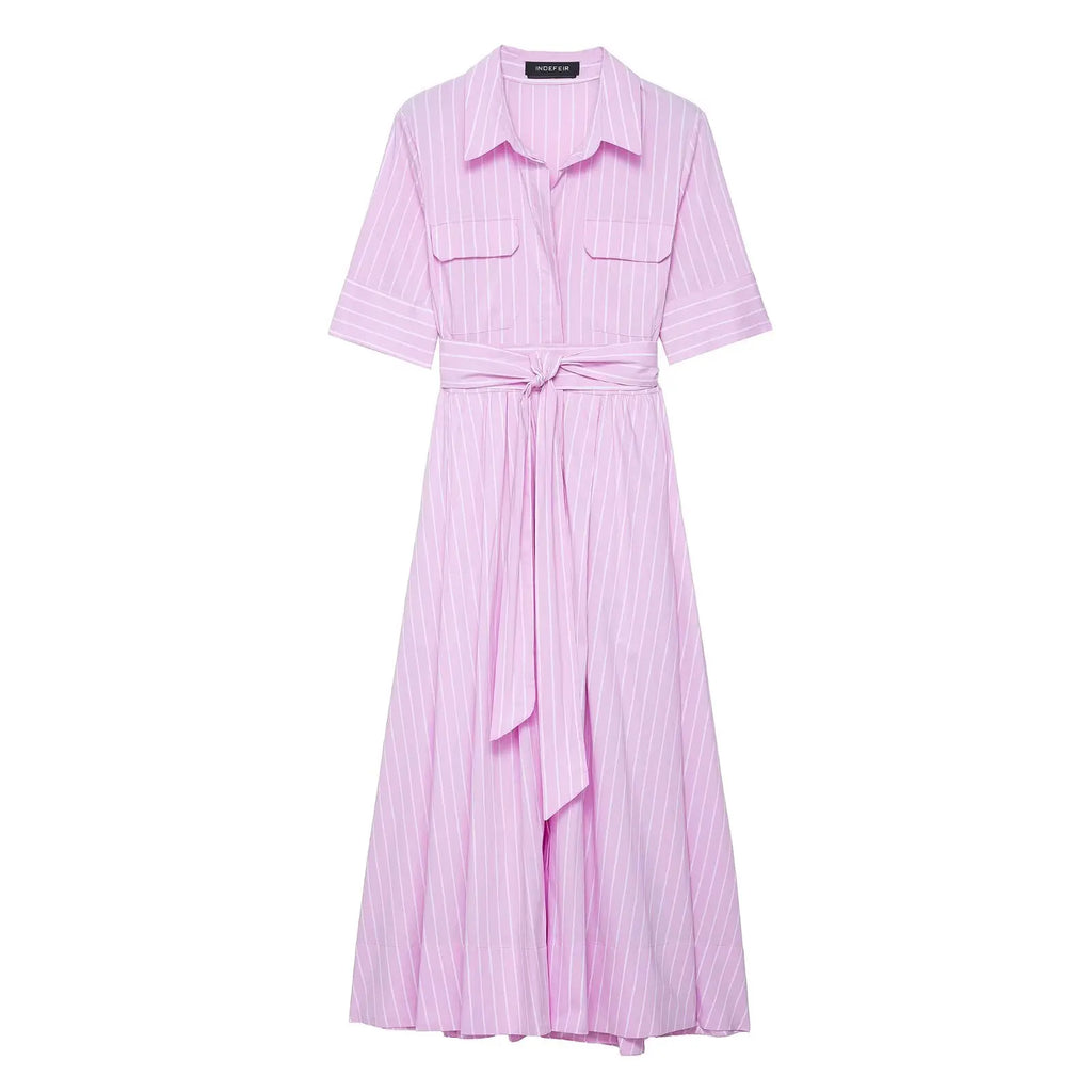 vestoraa loose lapel belt decoration midi short outfit 17 - casual unisex garment with precision (USA)