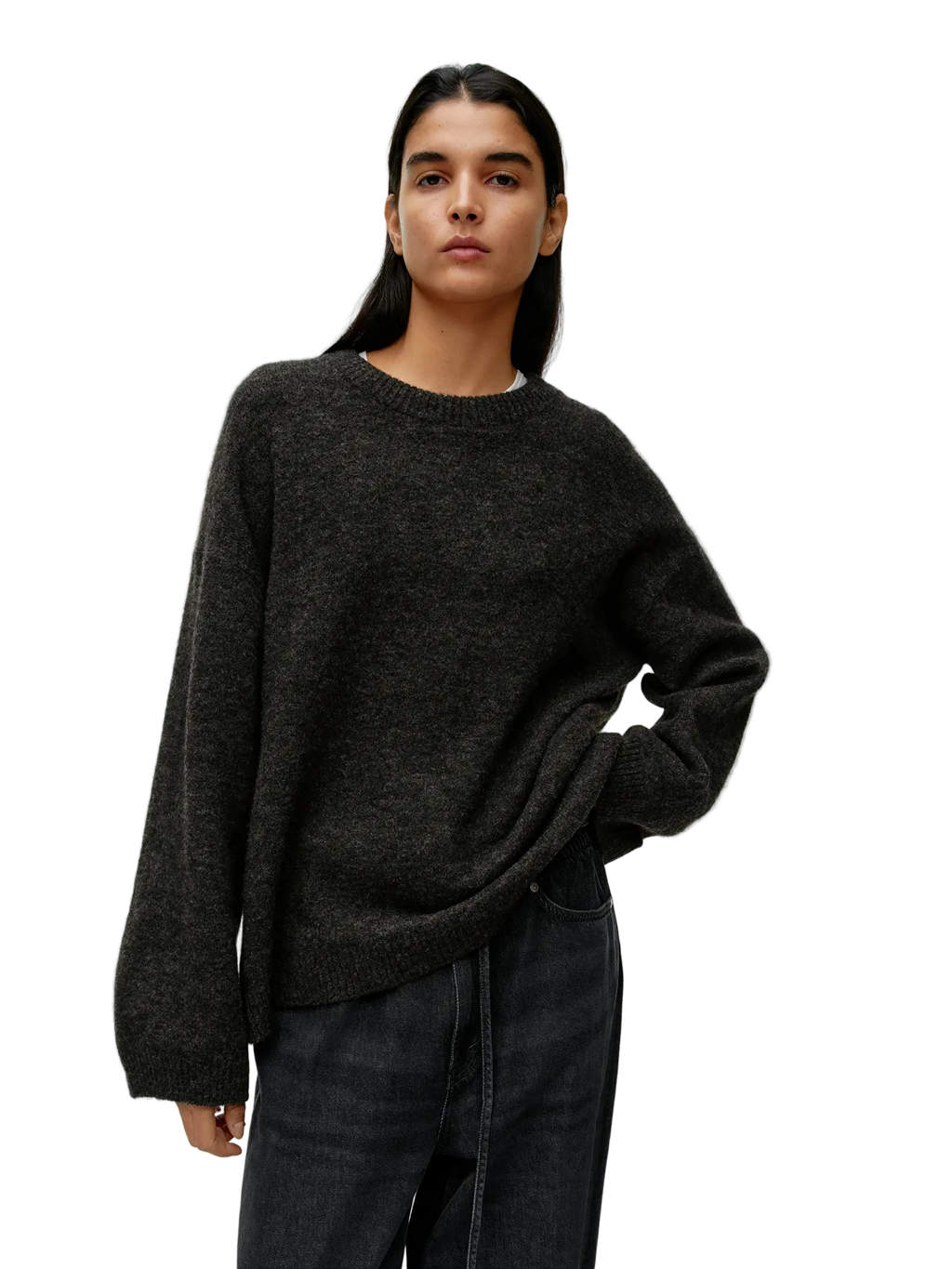 vestoraa hirsionsan basic o neck lantern sleeve sweater outfit 9 - classic unisex garment with precision (USA)