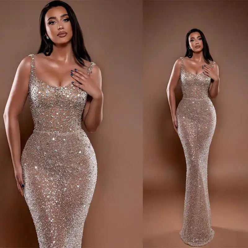 vestoraa sparkly evening dresses spaghetti - dress unisex outfit with precision in black metal (USA)