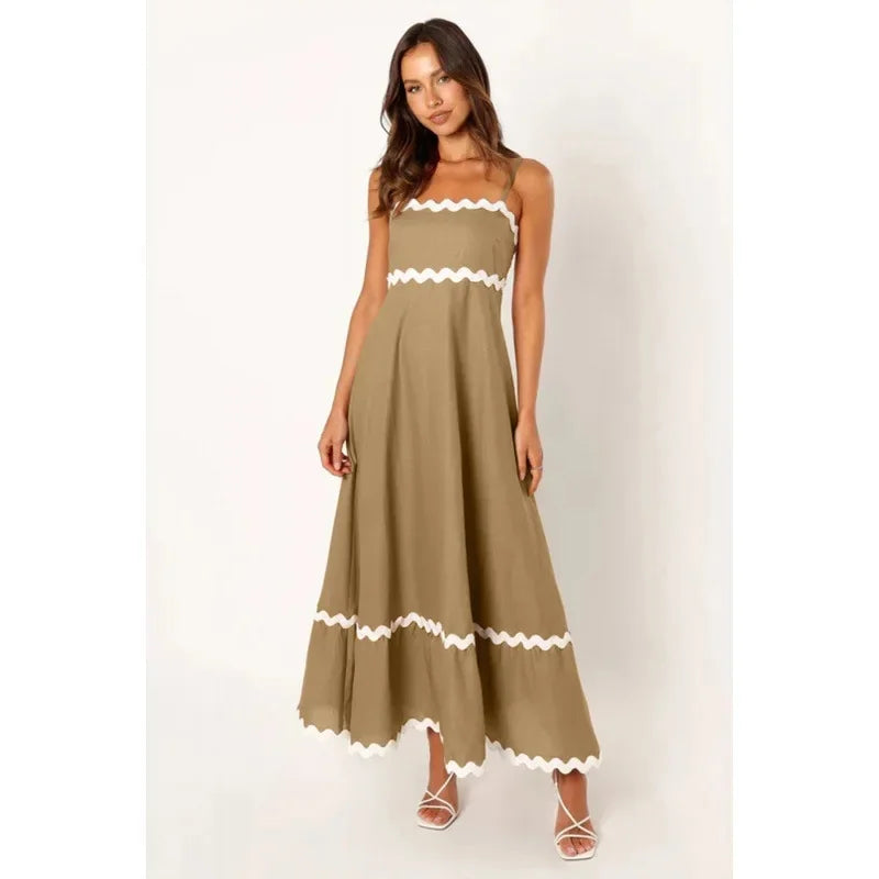 vestoraa pure color lace splice strapless outfit 18 - classic unisex garment with precision (USA)