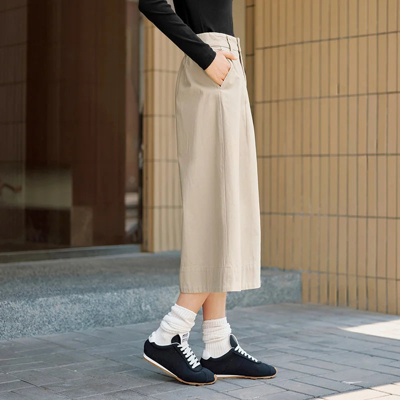 vestoraa semir skirt solid color simple versatile outfit 5 - casual unisex garment with precision (USA)