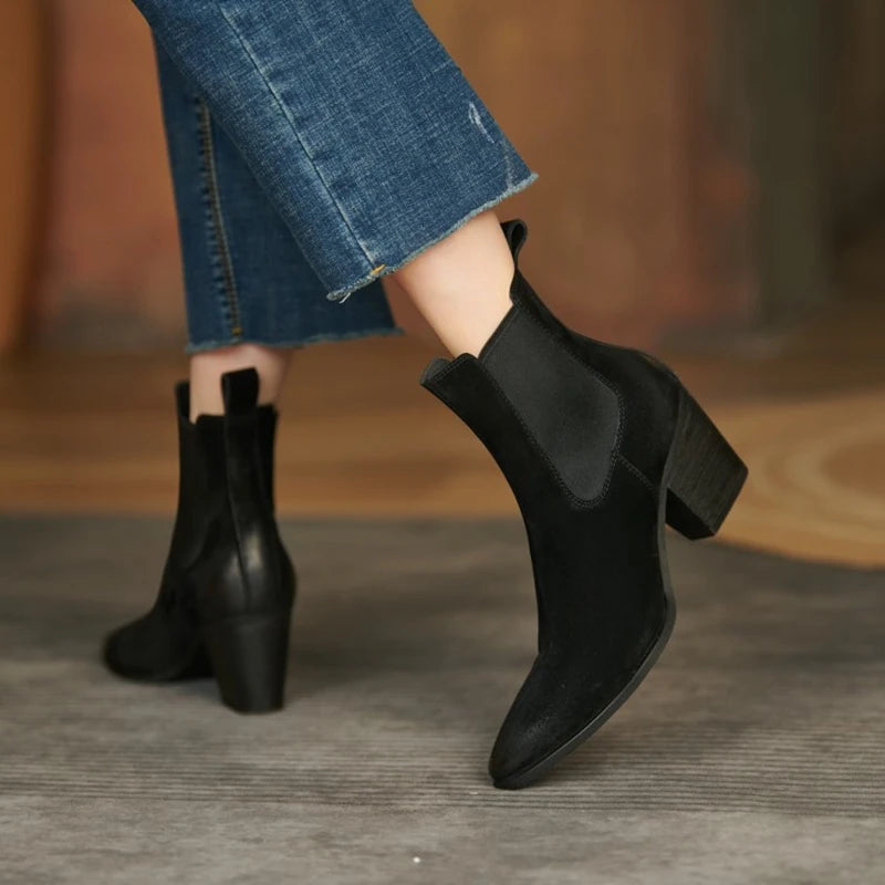 vestoraa boots pointed toe chunky heel outfit 6 - dress unisex garment with precision (USA)