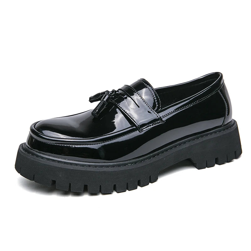 vestoraa platform shoes loafers shoes men thick-soled outfit 11 - casual unisex garment with precision (USA)