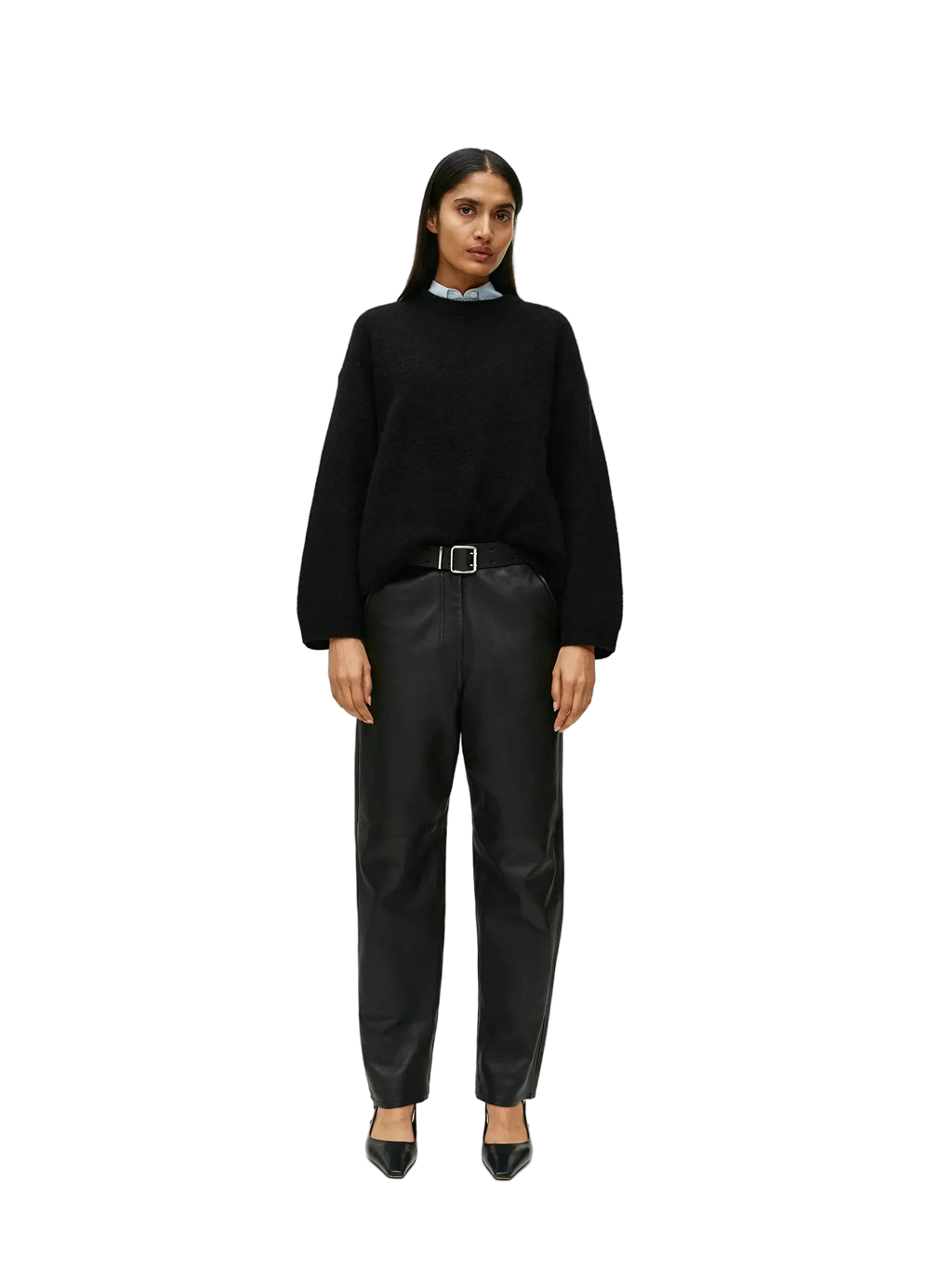 vestoraa hirsionsan basic o neck lantern sleeve sweater outfit detail - reliable design, precision, waterproof classic