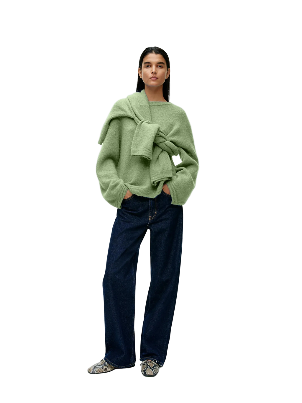 unisex classic outfit vestoraa hirsionsan basic o neck lantern sleeve sweater - daily wear garment with black design detail