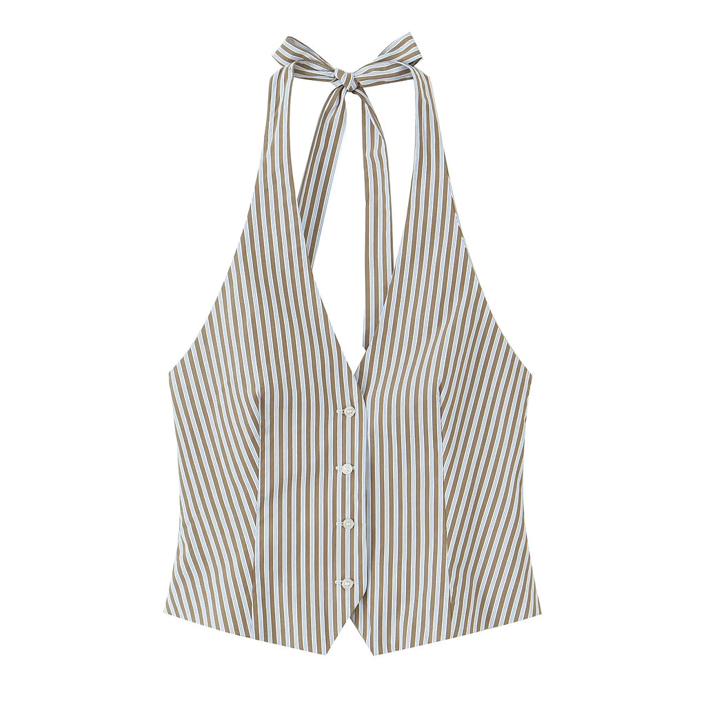 vestoraa duoperi piece sets striped halter outfit 6 - classic unisex garment with precision (USA)