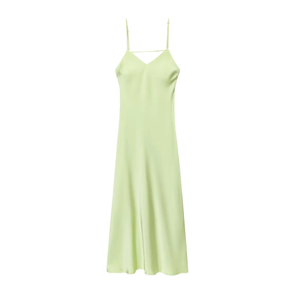 vestoraa kondala sexy chic satin party dress v neck outfit 9 - casual unisex garment with precision (USA)