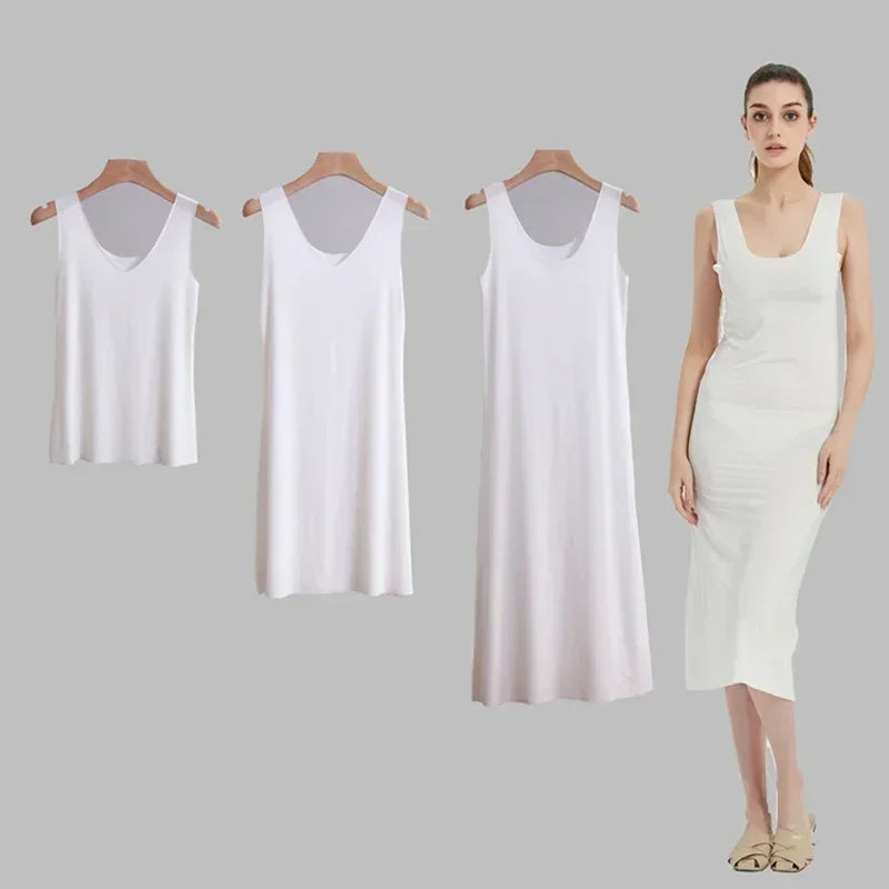 Vestoraa vestoraa slips dresses thin unisex garment - silk fit metal outfit (USA)